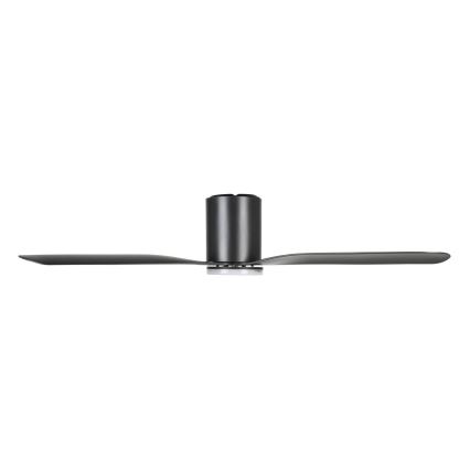 Eglo - Dimmbarer LED-Deckenventilator LED/17W/230V 3000/4000/5000K Ø 132 cm schwarz + Fernbedienung