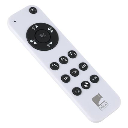 Eglo - Ventilatore da soffitto dimmerabile LED RGBW/36W/230V 3000–6500K Ø 50 cm nero + telecomando