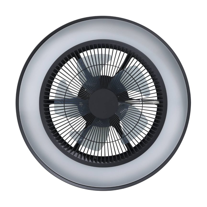 Eglo - Ventilatore da soffitto LED RGBW dimmerabile 3xLED/8,5W/230V+LED/6W 2700-6500K Ø 48 cm nero + telecomando