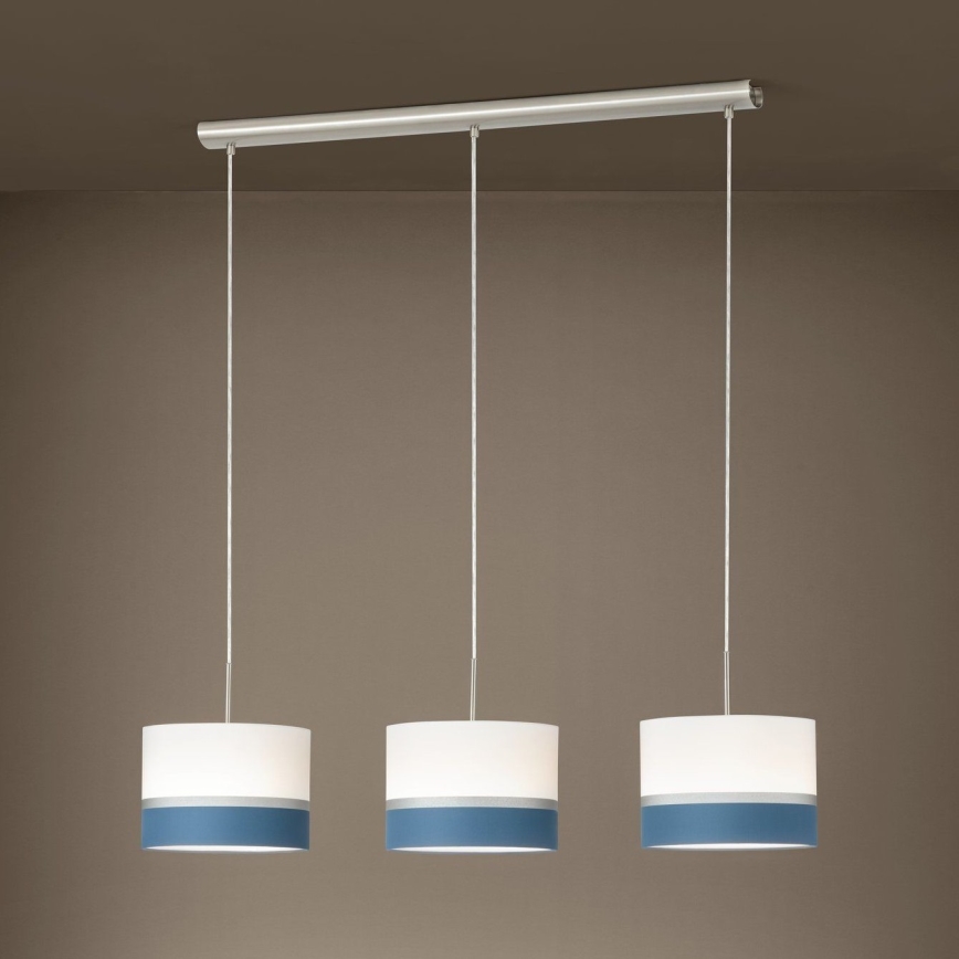 Eglo 38555 - Suspension filaire SPALTINI 3xE27/60W/230V