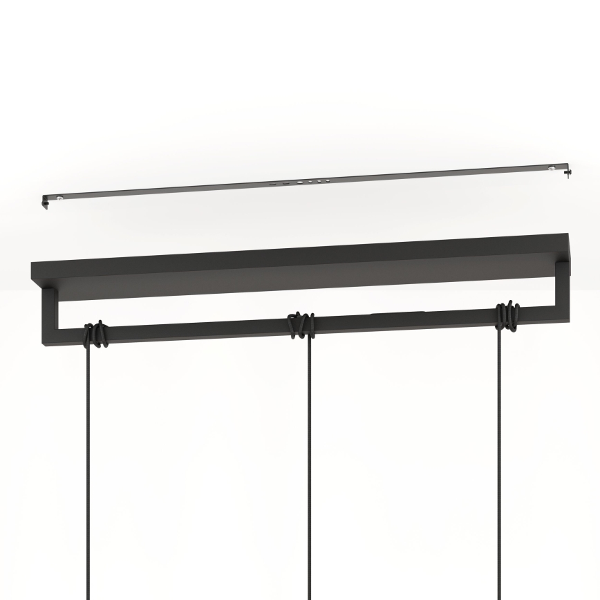 Eglo - Hängeleuchte 3xE27/40W/230V schwarz