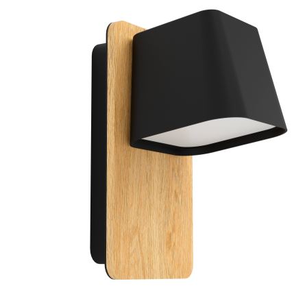 Eglo - Applique 1xE27/40W/230V nero/marrone