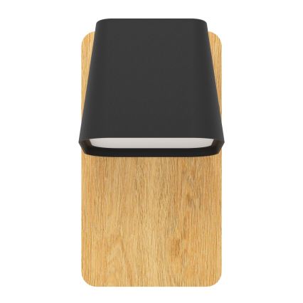 Eglo - Applique 1xE27/40W/230V nero/marrone
