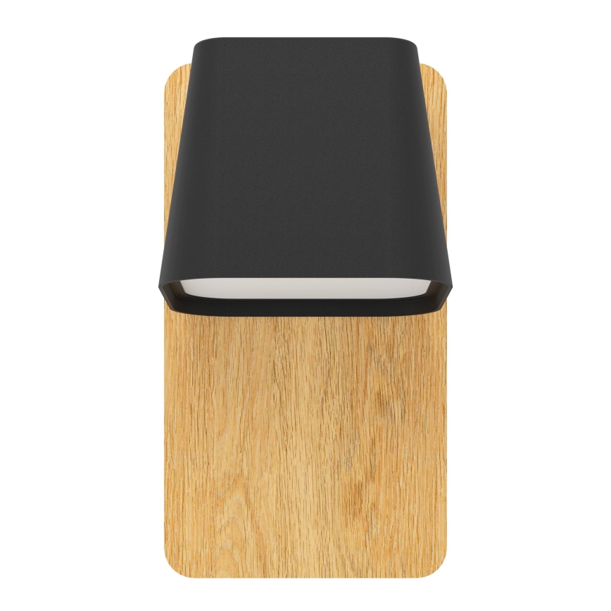Eglo - Applique 1xE27/40W/230V nero/marrone