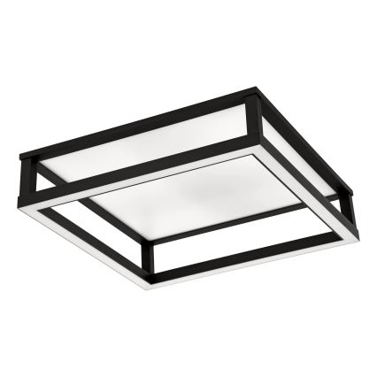 Eglo - Plafonnier à intensité variable LED/29,4W/230V 2700-6500K noir + Télécommande