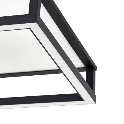 Eglo - Plafonnier à intensité variable LED/29,4W/230V 2700-6500K noir + Télécommande