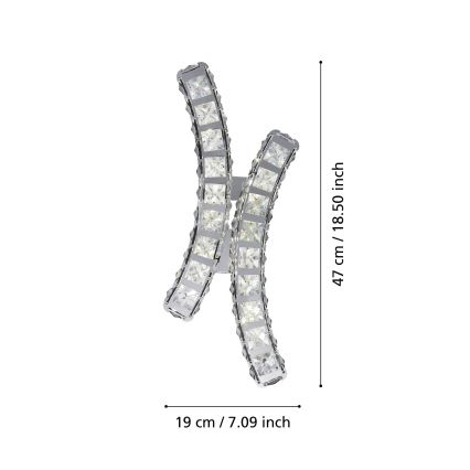 Eglo - Applique a LED LED/12W/230V