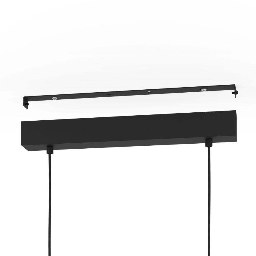 Eglo - Hängeleuchte 3xE27/28W/230V schwarz
