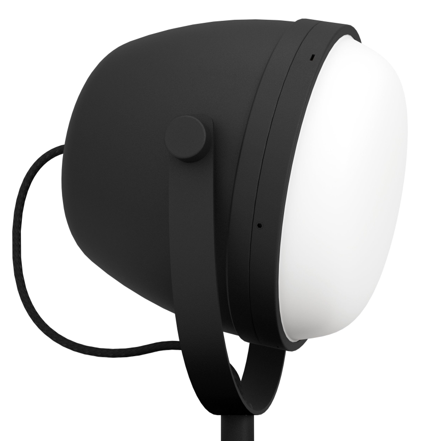 Eglo - Lampada da tavolo 1xE27/28W/230V nero