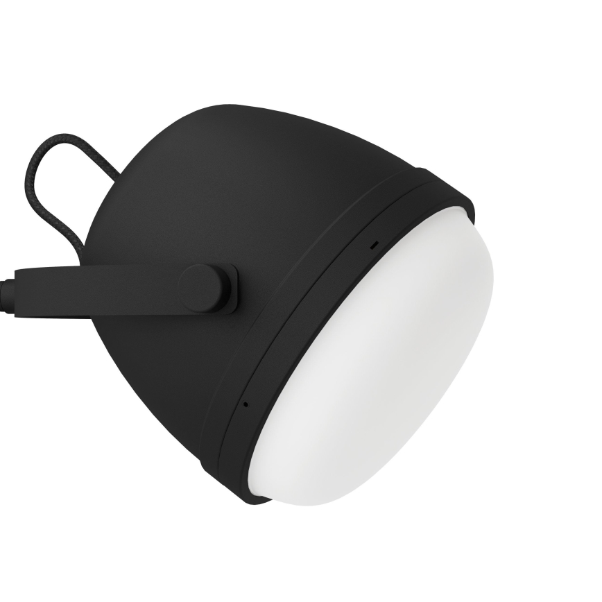 Eglo - Lampadaire 2xE27/28W/230V noir