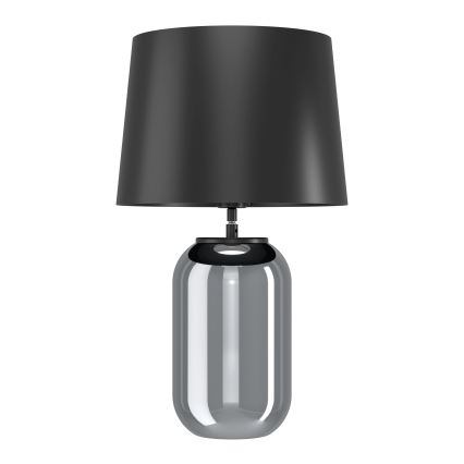 Eglo - Lampada da tavolo 1xE27/40W/230V nero/fumé
