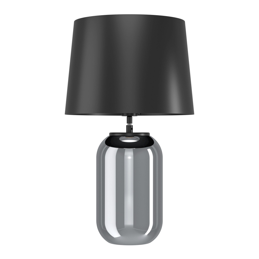 Eglo - Lampada da tavolo 1xE27/40W/230V nero/fumé