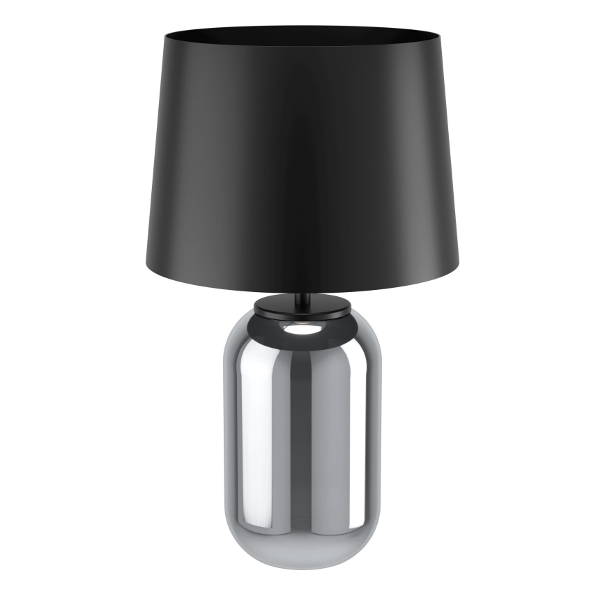 Eglo - Lampe de table 1xE27/40W/230V noir/fumé