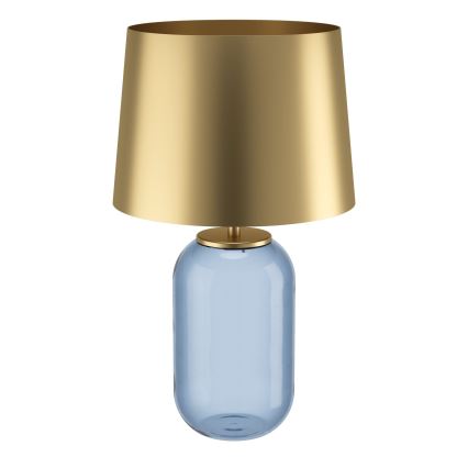 Eglo - Tischleuchte 1xE27/40W/230V golden/blau