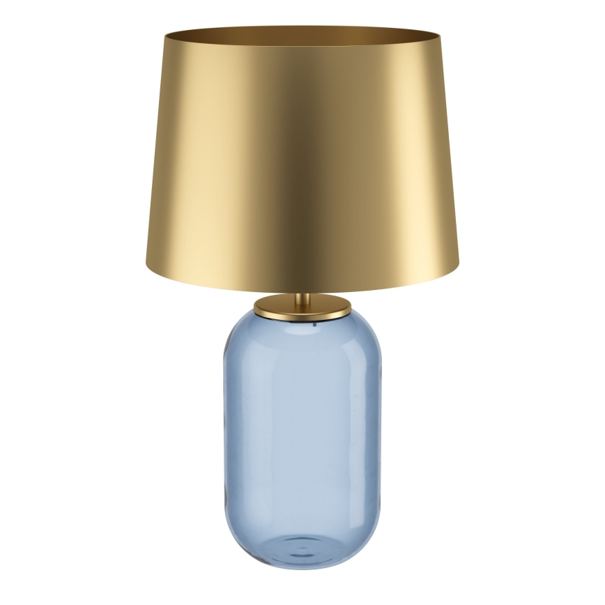 Eglo - Tischleuchte 1xE27/40W/230V golden/blau