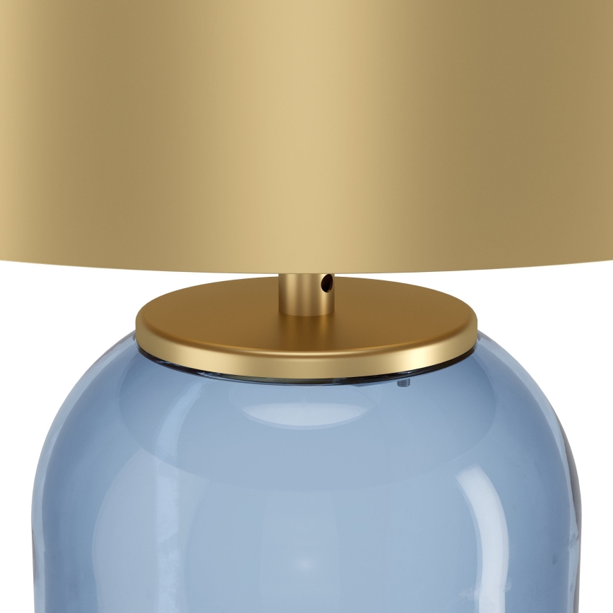 Eglo - Tischleuchte 1xE27/40W/230V golden/blau