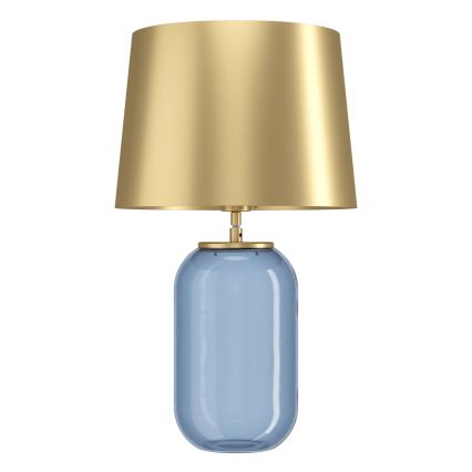Eglo - Tischleuchte 1xE27/40W/230V golden/blau