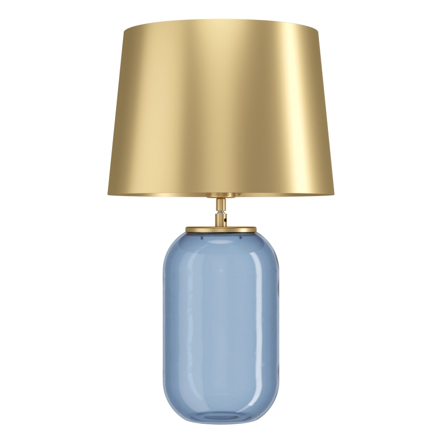 Eglo - Tischleuchte 1xE27/40W/230V golden/blau