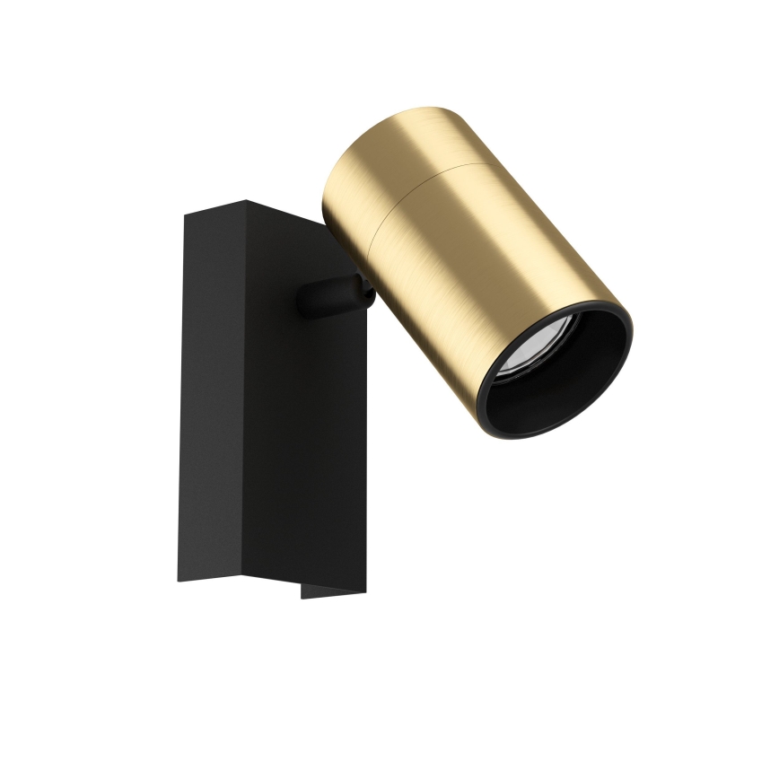 Eglo - Luce Spot da parete a LED 1xGU10/4,5W/230V 3000K nero/oro