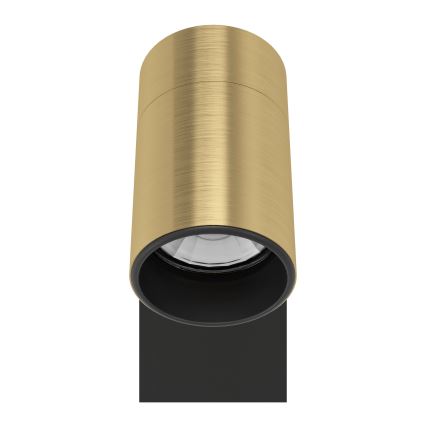 Eglo - Luce Spot da parete a LED 1xGU10/4,5W/230V 3000K nero/oro
