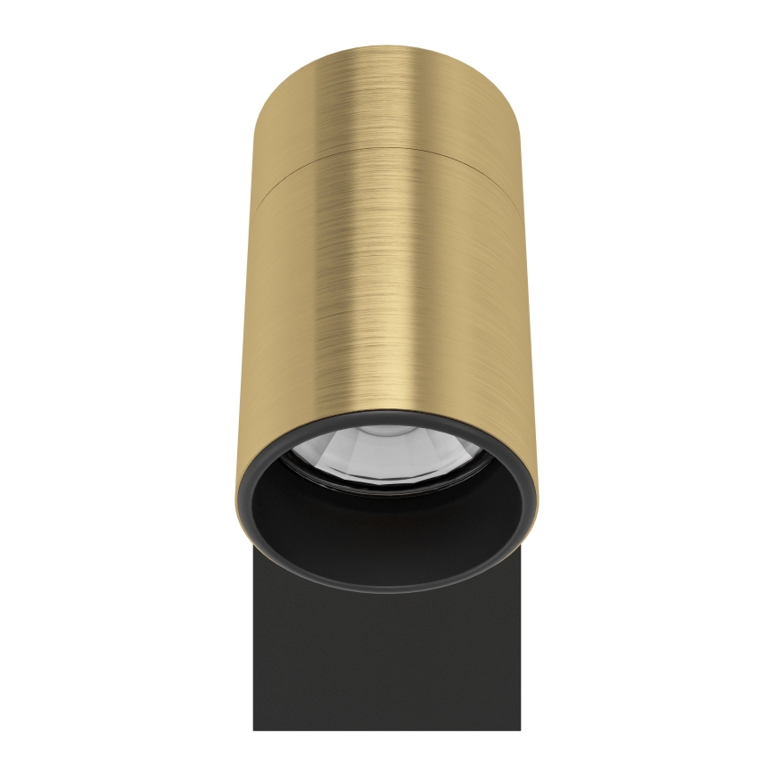 Eglo - Luce Spot da parete a LED 1xGU10/4,5W/230V 3000K nero/oro