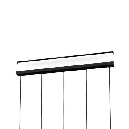Eglo - Lampadario a sospensione con filo 5xE27/40W/230V nero/oro