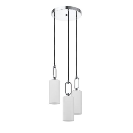 Eglo - Hängeleuchte 3xE27/40W/230V glänzendes Chrom
