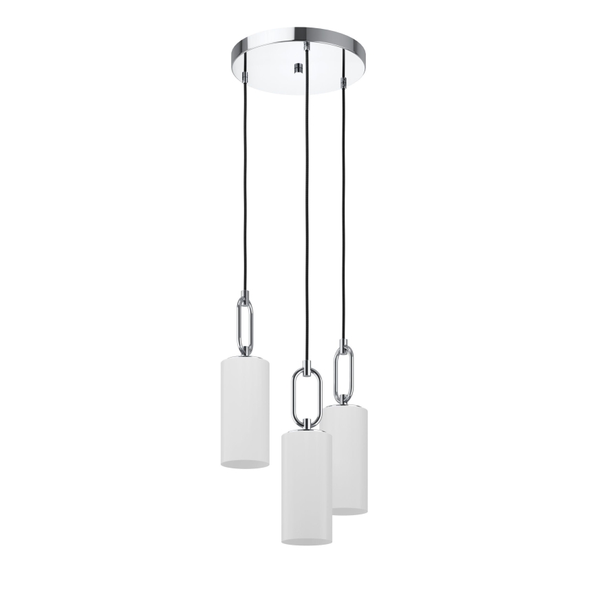 Eglo - Hängeleuchte 3xE27/40W/230V glänzendes Chrom