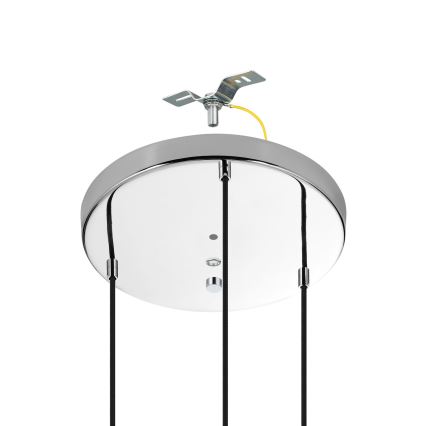 Eglo - Hängeleuchte 3xE27/40W/230V glänzendes Chrom