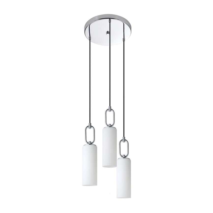 Eglo - Hängeleuchte 3xE27/40W/230V glänzendes Chrom