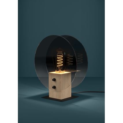Eglo - Suspension filaire 1xE27/40W/230V fumé