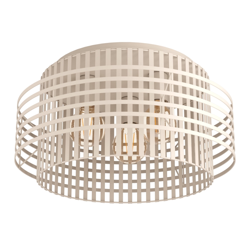 Eglo - Plafoniera 3xE27/40W/230V color crema
