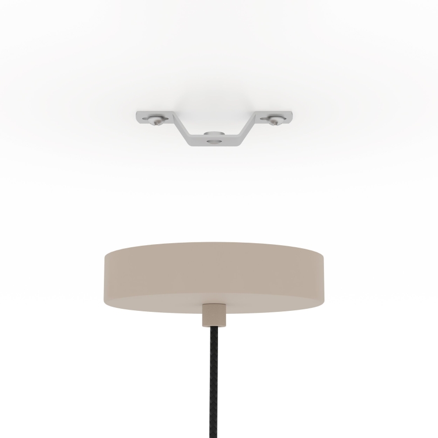 Eglo - Lampadario a sospensione con filo 1xE27/40W/230V diametro 48 cm color crema
