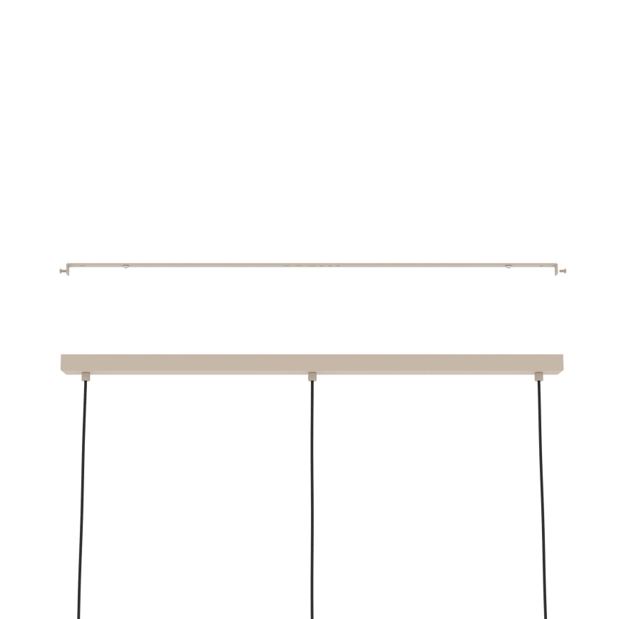 Eglo - Suspension filaire 3xE27/40W/230V crème