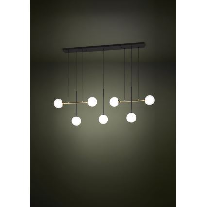 Eglo - Hängeleuchte 7xE14/40W/230V golden/schwarz