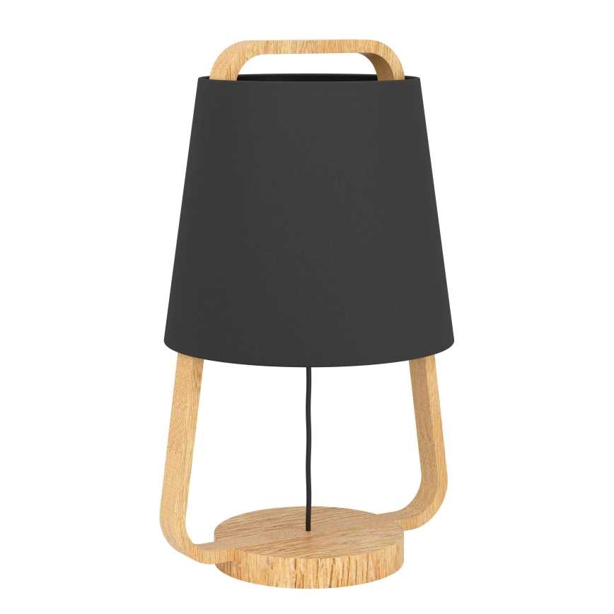 Eglo - Lampe de table 1xE27/40W/230V noir