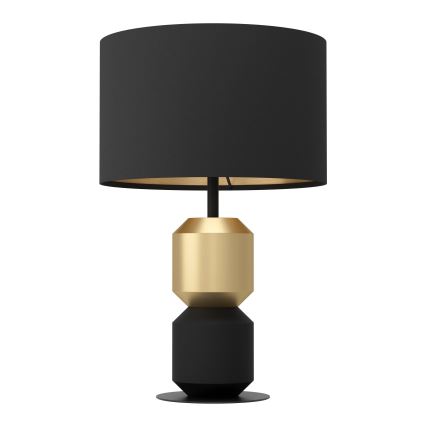 Eglo - Lampada da tavolo 1xE27/40W/230V nero/oro