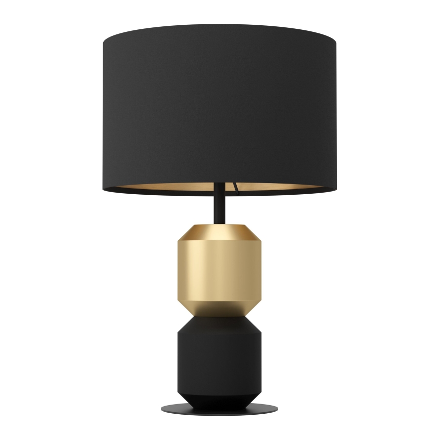 Eglo - Lampada da tavolo 1xE27/40W/230V nero/oro