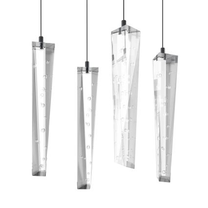 Eglo - Suspension filaire à intensité variable 8xLED/4,2W/230V 3000K transparent