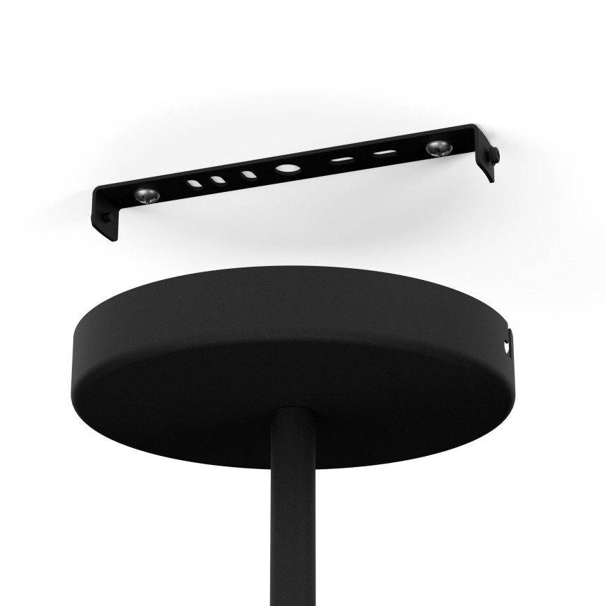 Eglo - Lampadario a sospensione con filo 1xE27/60W/230V diametro 77 cm nero