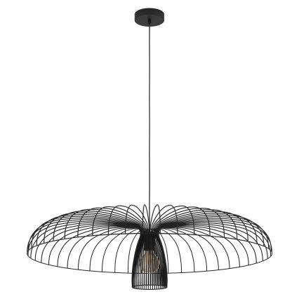 Eglo - Suspension filaire 1xE27/60W/230V d. 98,5 cm noir