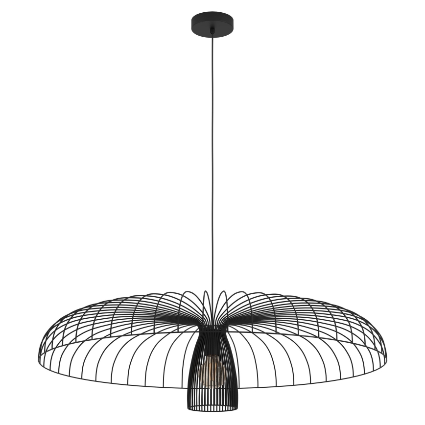 Eglo - Suspension filaire 1xE27/60W/230V d. 98,5 cm noir