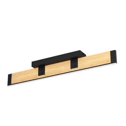 Eglo - Plafoniera LED dimmerabile LED/27W/230V 3000K nero/marrone