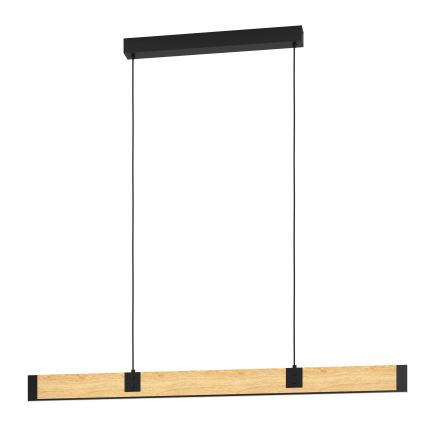 Eglo - Suspension filaire à intensité variable LED/28,8W/230V 3000K noir/marron