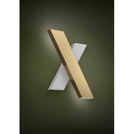 Eglo - Applique a LED 2xLED/5W/230V 3000K oro/bianco
