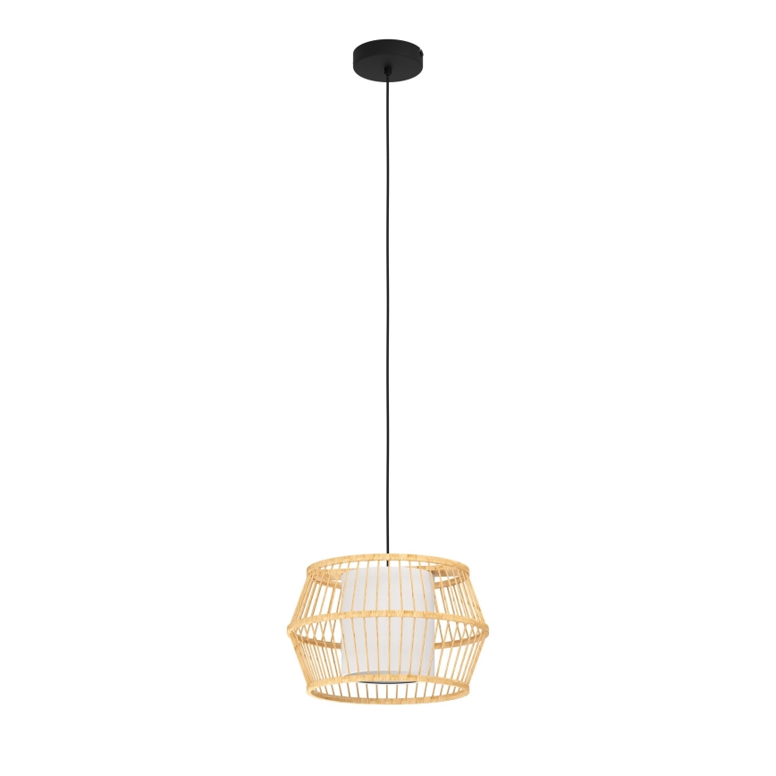 Eglo - Suspension filaire 1xE27/40W/230V bambou