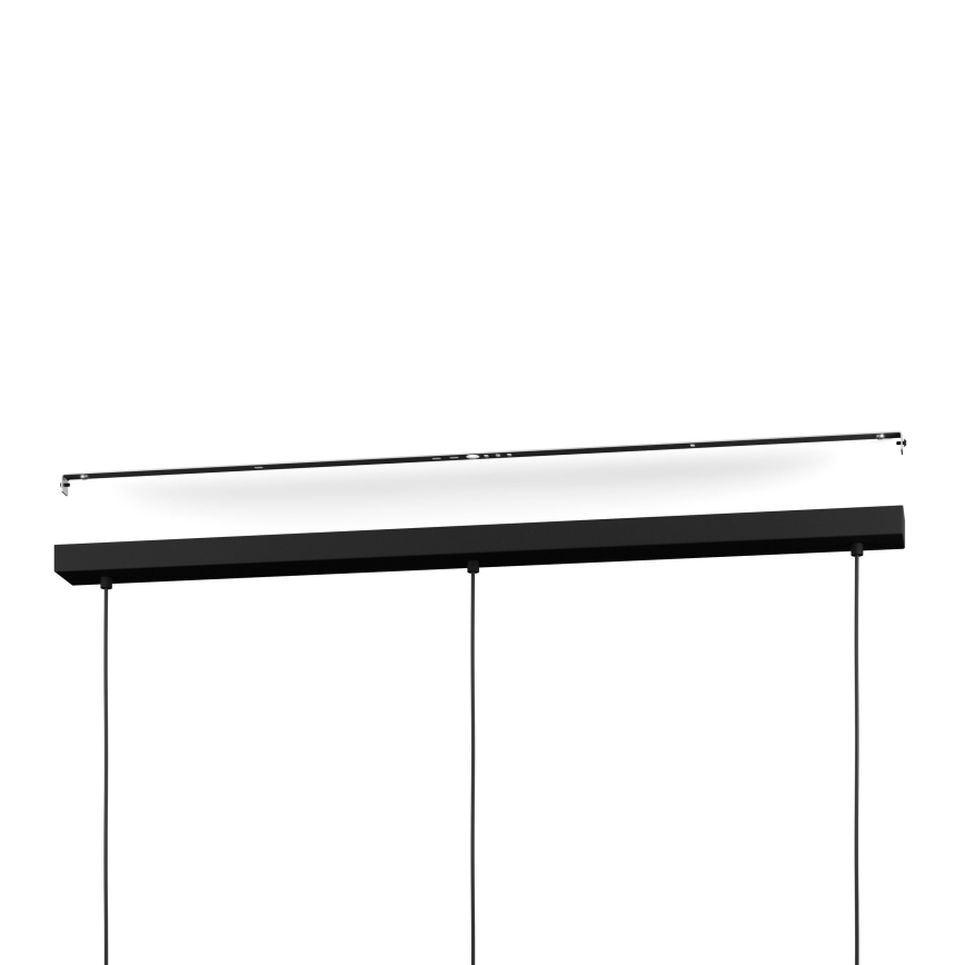 Eglo - Suspension filaire 3xE27/40W/230V bambou