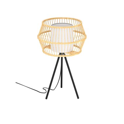 Eglo - Lampe de table 1xE27/40W/230V bambou