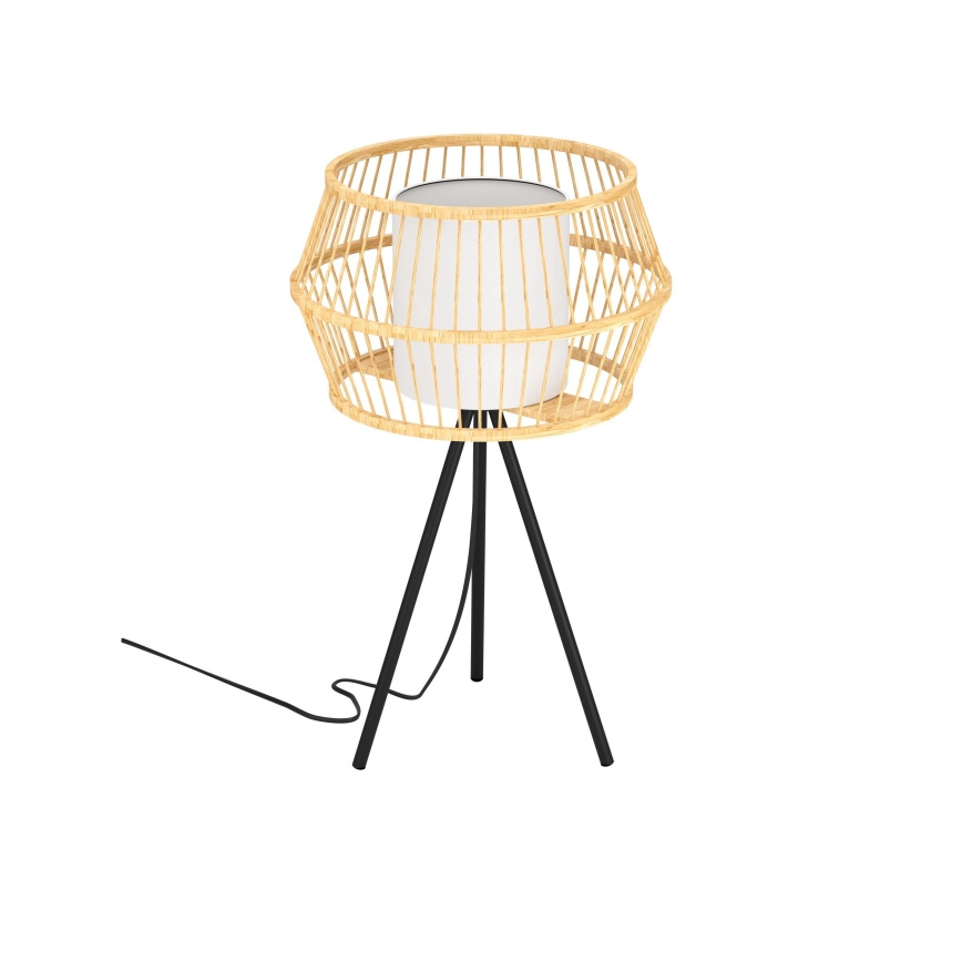 Eglo - Lampe de table 1xE27/40W/230V bambou