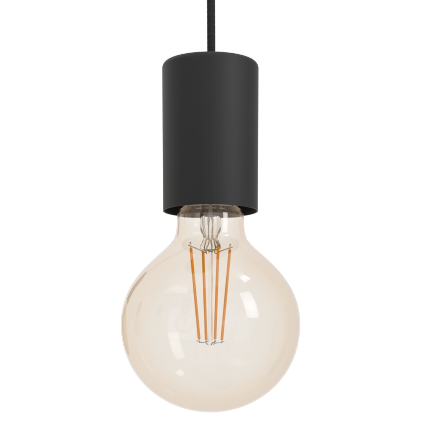 Eglo - Lampadario a sospensione con filo 5xE27/40W/230V nero
